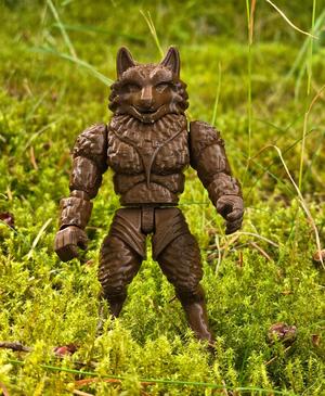 Articulated Retro Werewolf Warrior Action Figure