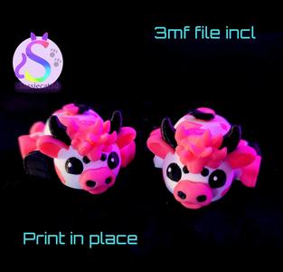 Highland Spinner Heart Cow *Comnmercial Version*