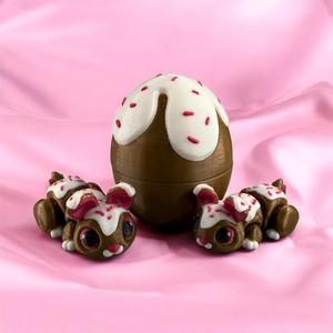 Hoptart Bunny and Egg Container