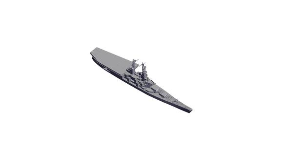 1/2400 Scale USS New Jersey Battle Carrier Design 1980.stl