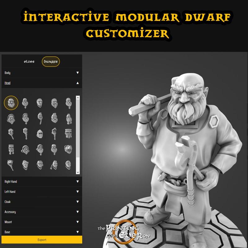 Chapter 8 - Muster the Dwarves- INCLUDES MODULAR 3D CUSTOMIZER ACCESS