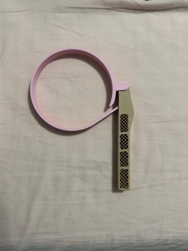 Oil Filter Wrench (for ice cream lol) - Fidget Toy, Prop, Print in place