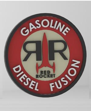 Fallout 4 inspired Red Rocket Sign