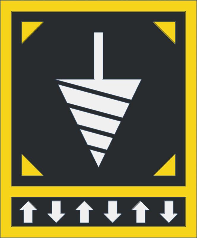 Helldivers 2 Stratagem Plaque (Tectonic Drill)