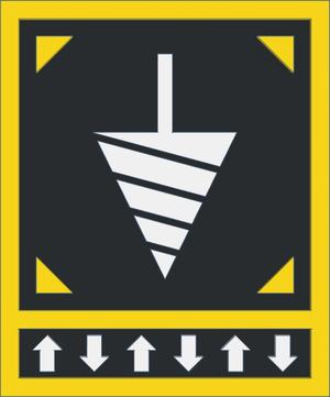 Helldivers 2 Stratagem Plaque (Tectonic Drill)