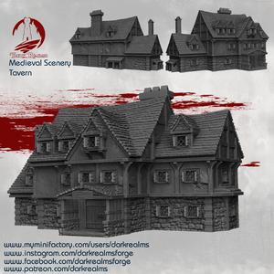 Dark Realms Medieval Scenery - The Tavern