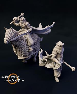 Dark Cataphract - On Foot and Mounted