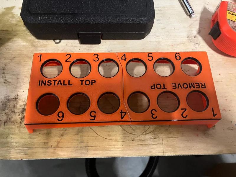Aircraft Spark Plug Tray   