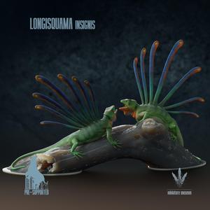 Longisquama insignis : Territorial Display
