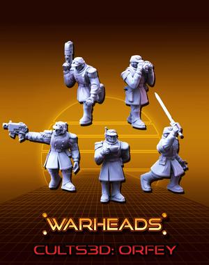 Officer Corps! Diligent Commanders! (5 man squad)