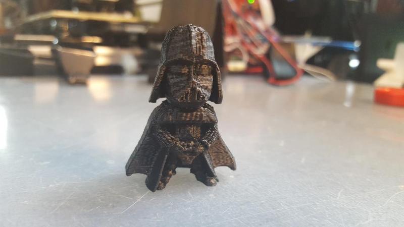 Cute Darth Vader with Low poly head
