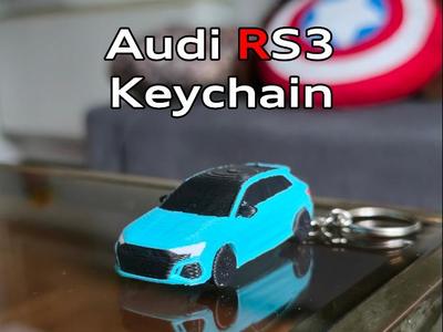 Audi RS3 Keychain (with working wheels)