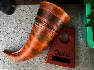 Viking Coffee Horn
