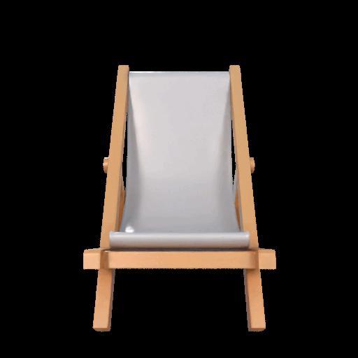 Beach chair phone holder