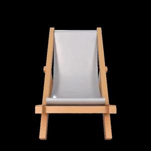 Beach chair phone holder