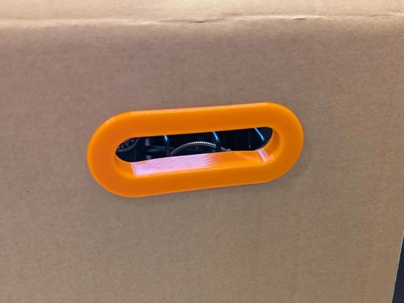 Tri-ply Cardboard reinforced box handles