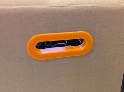 Tri-ply Cardboard reinforced box handles