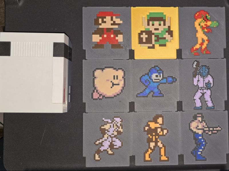 NES coasters (games and console)