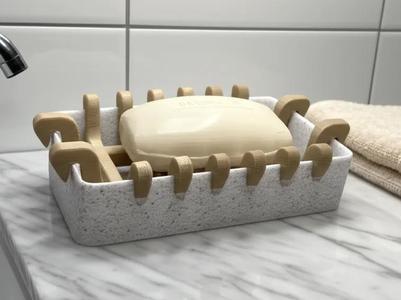 AquaDry" Modular Soap Dish | Elegant Design
