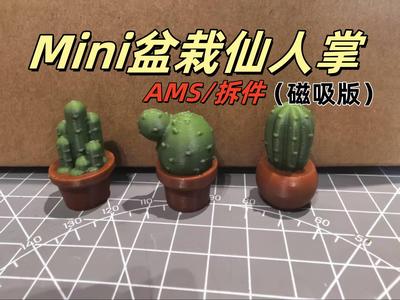 Mini Cactus (Magnetic Version)