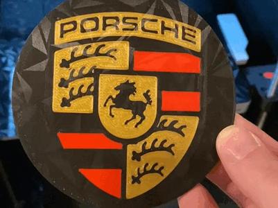 Porsche logo Coaster