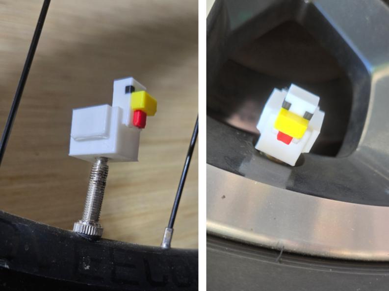 Minecraft Chicken - Valve Cap