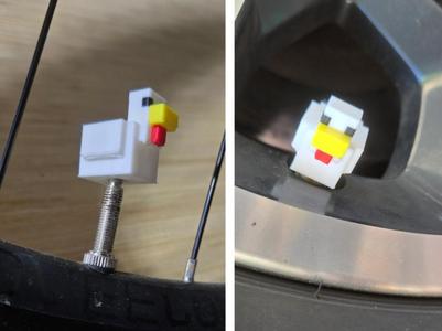 Minecraft Chicken - Valve Cap