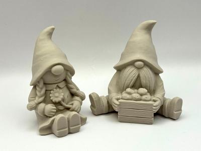 Adorable Sitting Gnomes