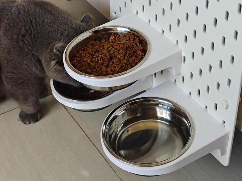 IKEA SKÅDIS Cat Food Bowl Holder
