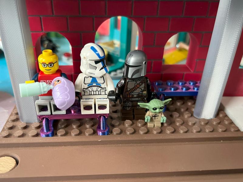 Minifigure Bench for LEGOs