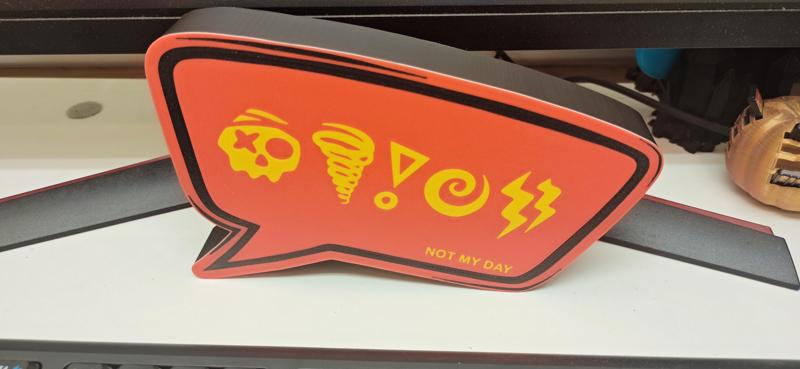 Mood light box shelf decoration