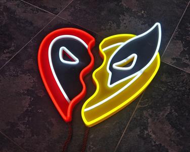Deadpool & Wolverine Neon