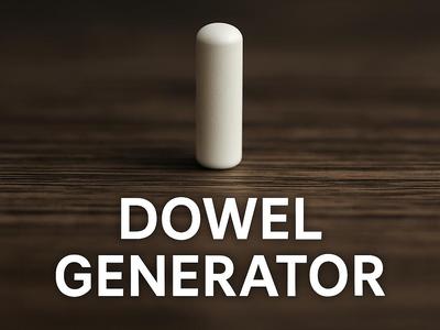 Dowel Generator – Right When You Need It
