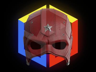 Red Guardian Textured Helmet