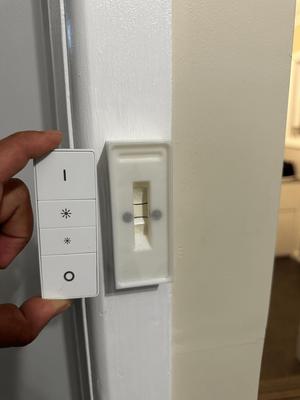 Phillips HUE Dimmer V1 Older AU Switch Cover 82x32mm (2 switch)