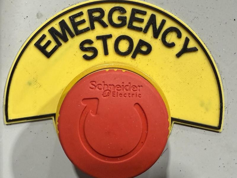 Emergency Stop Label