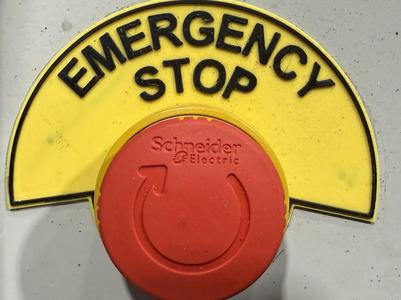 Emergency Stop Label