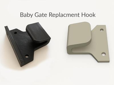 Roller Baby Gate Hook – Wall mount