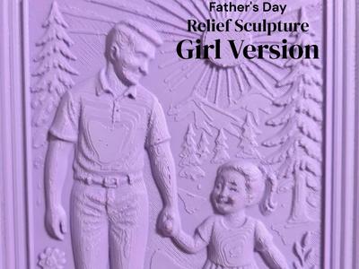 Father's Day Relief Sculpture Gift
