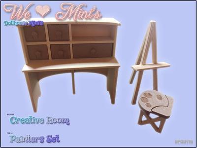 Dollhouse - Painters Set 1:18 1:12