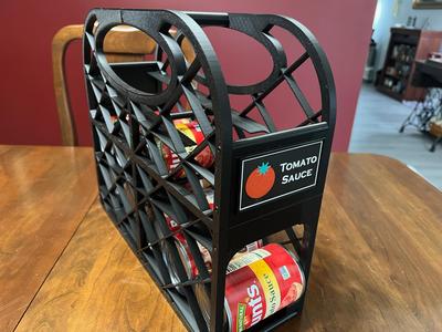 Vegetable Can Dispenser w/ Labels