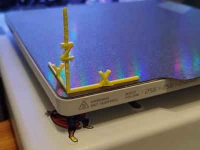 XYZ Axis Cheat Sheet for my 3D Printer
