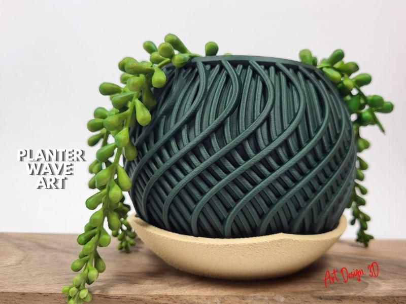 Planter Wave Art