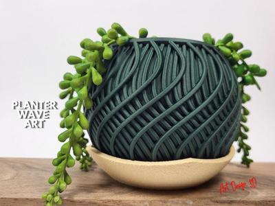 Planter Wave Art