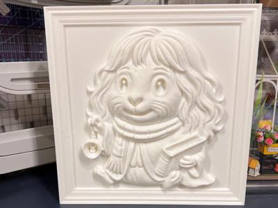 Guinea Pig Hermine Granger 3D Relief