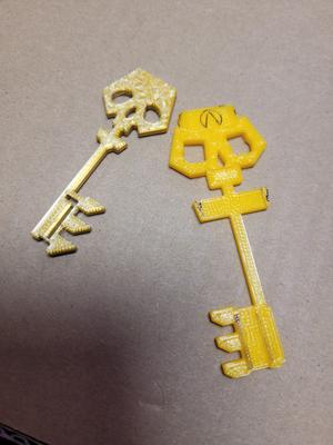 Borderlands Vault Key skull key and borderlands 3 key