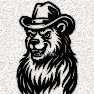 bear hat 5 wall art home decor