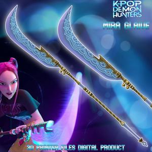 Mira Cosplay Go Dok Woldo Glaive weapon Kpop Demon Hunters