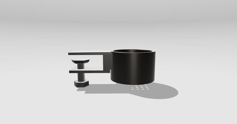 Desk Mounted Cup Holder