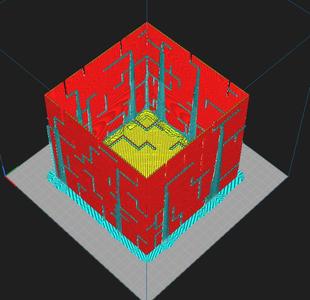 Cube Lamp resized and fixed for printing